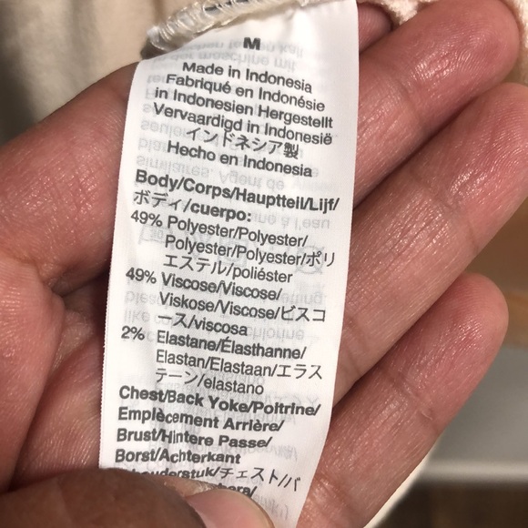 Madewell Textural Knit Ruffle-Neck Top size M - Picture 6 of 7